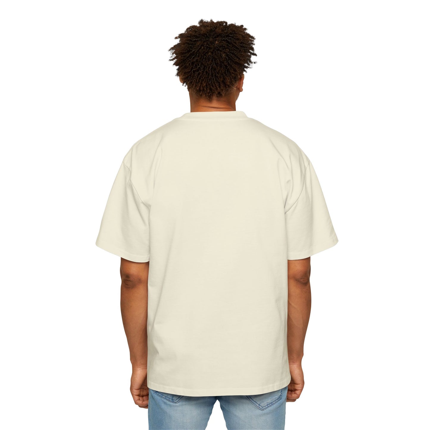 SRVVR Heavyweight Oversized Tee — Butter